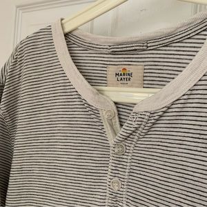 Marine Layer Cotton Slub Henley